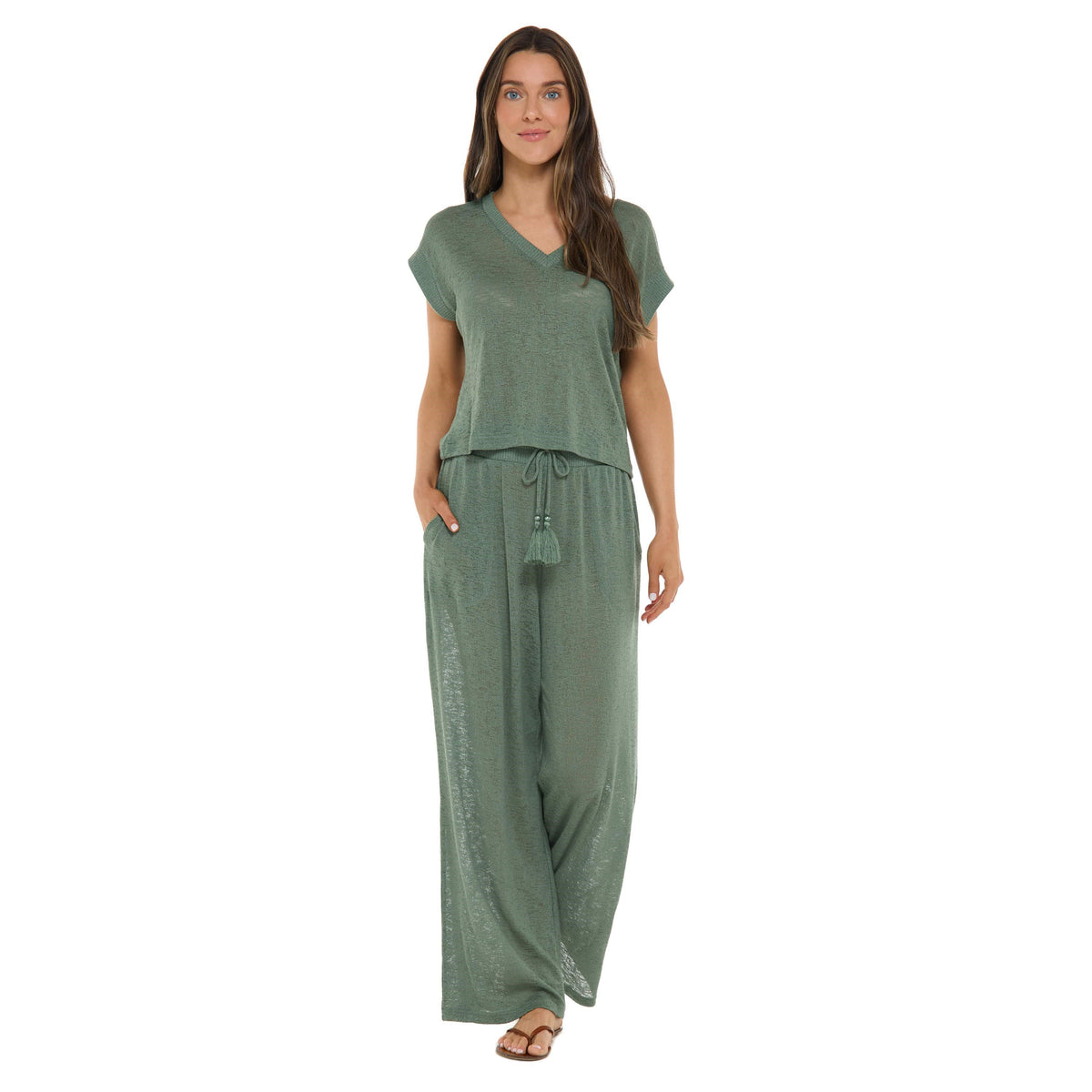 Sicily Crop Shirt - COCONUT COVE