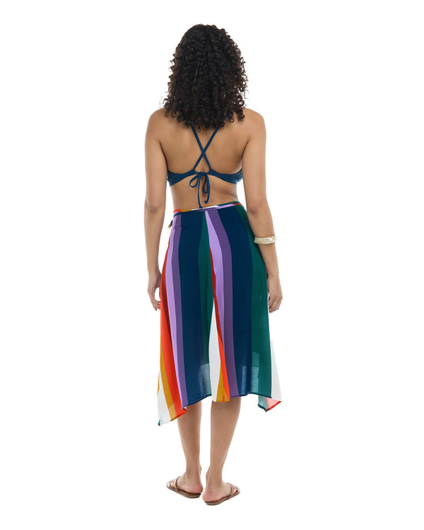 Junia Wrap Skirt - FLOW - SKYE