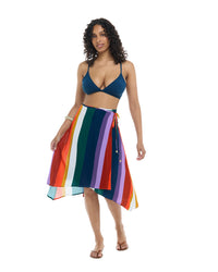 Junia Wrap Skirt - FLOW - SKYE