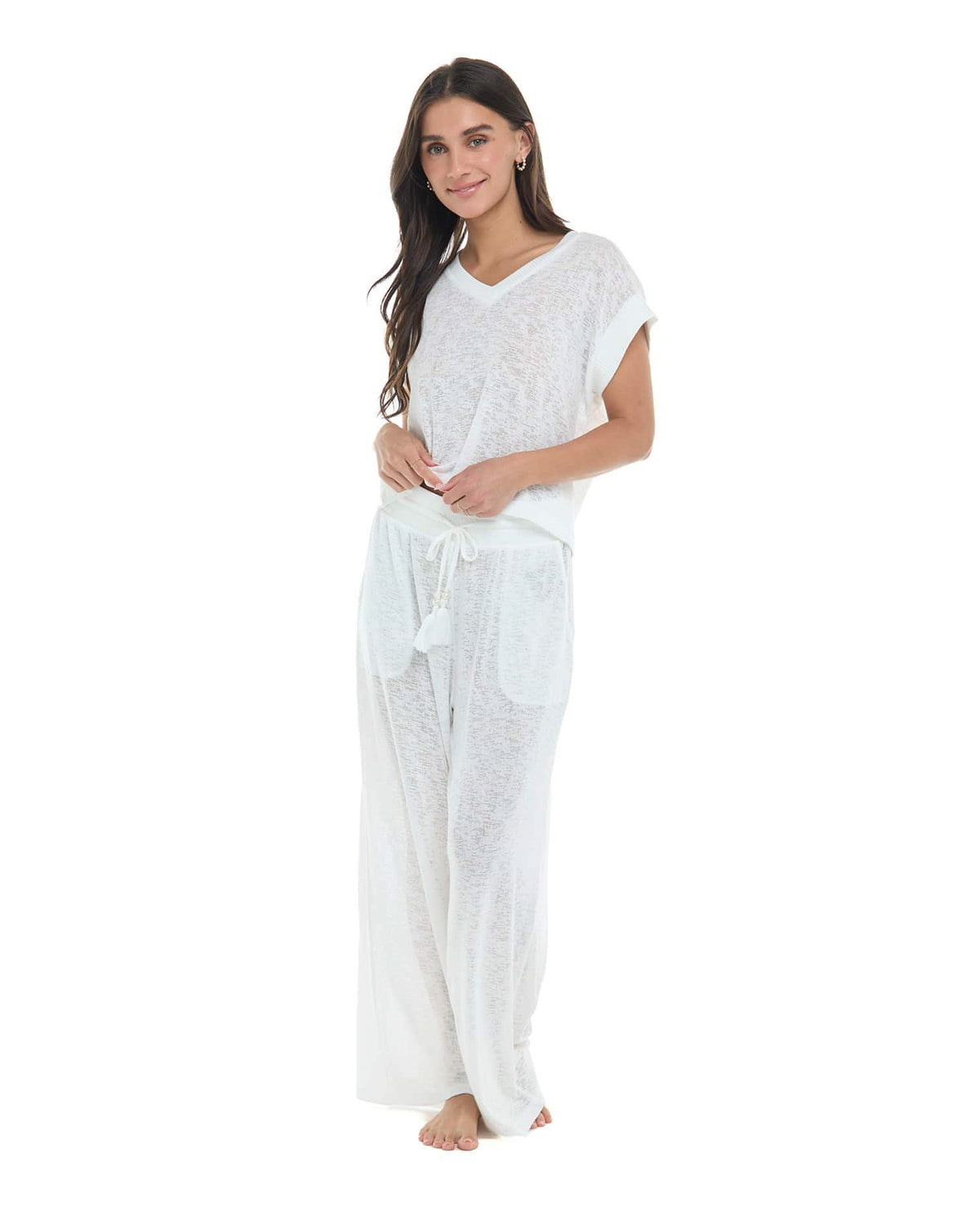 Sicily Crop Shirt - IVORY - SKYE