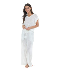 Sicily Crop Shirt - IVORY - SKYE