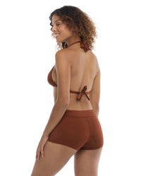 Calla Swim Shorts - TIGER'S EYE