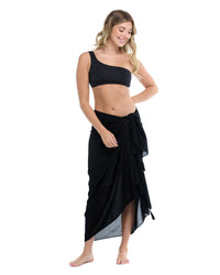 Hula Sarong - BLACK