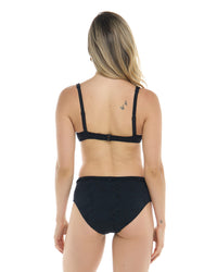 Belted Alessia Bottom - LACE BLOOM - SKYE
