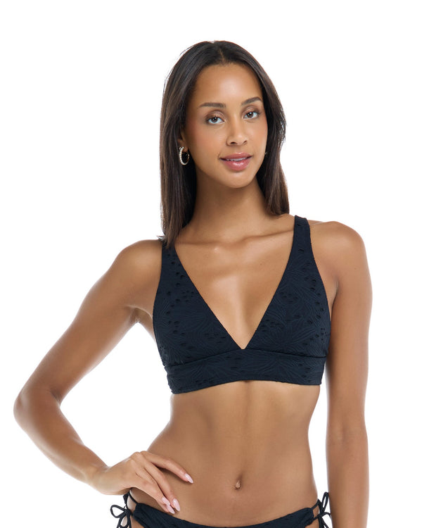 Isabella Top - LACE BLOOM - SKYE