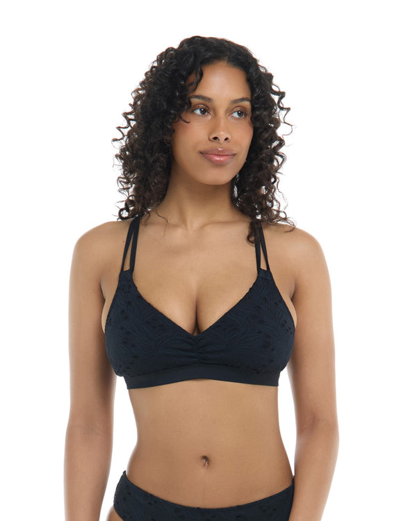 Sarah D,DD,E & F Cup Top - LACE BLOOM - SKYE