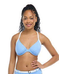 Hilary D, DD, E & F Cup Top - CLARITY (Vapor)