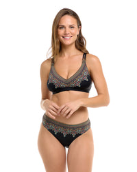 Sarah D, DD, E & F Cup Top - GATEWAY-Black