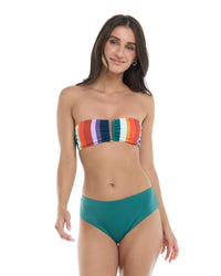 Shirred Rachel Bottom - CELADON - SKYE