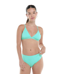 Shirred Rachel Bottom - TURQUOISE