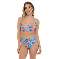 Shirred Rachel Bottom - TROPICAL FIZZ - SKYE