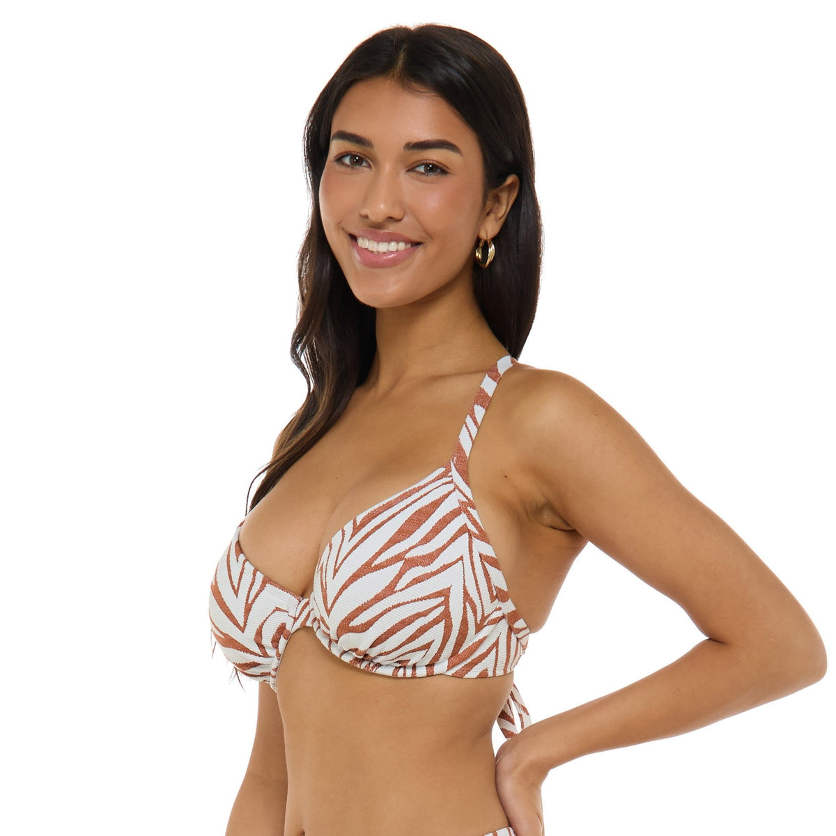 Hilary D,DD,E & F Cup Top - WILD TIDE - SKYE